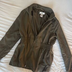 NWOT Magaschoni Olive/Khaki Utility Jacket for Women